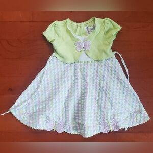 Youngland Multicolored Short Sleeve Sundress Size 2T